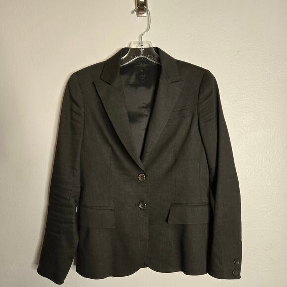 Theory Jackets & Blazers - Theory Linen Wool Blazer Size 2 Office Classic Basic Layering Versatile Work